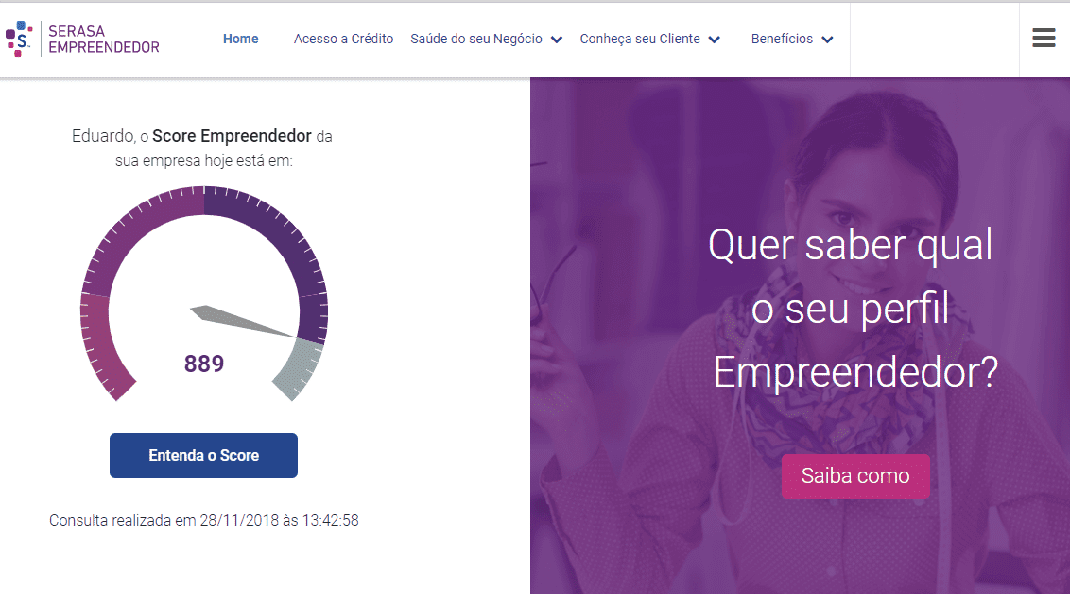 Saiba como consultar o Serasa Score Empreendedor da sua empresa