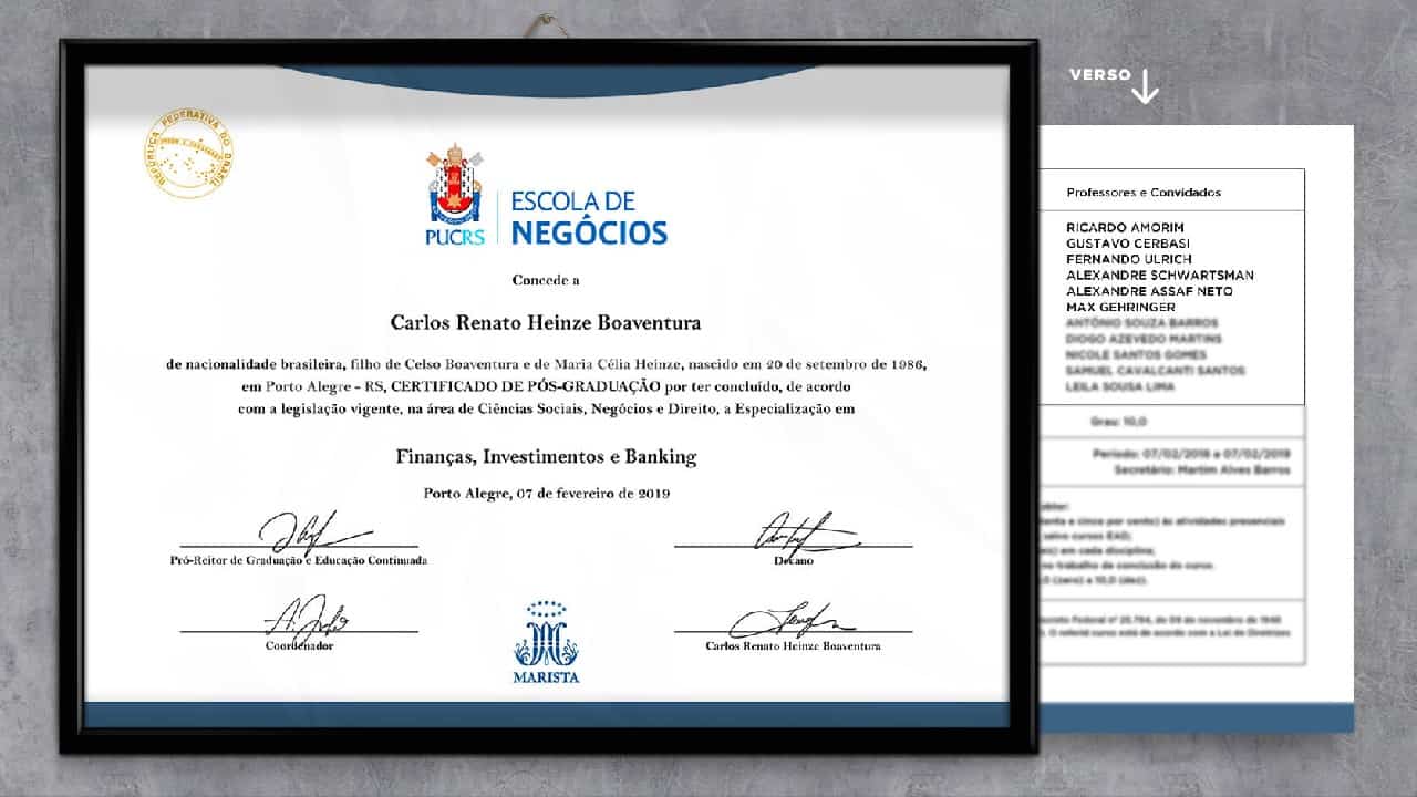 PUCRS oferece pós-graduação online em finanças e investimentos com professores de sucesso