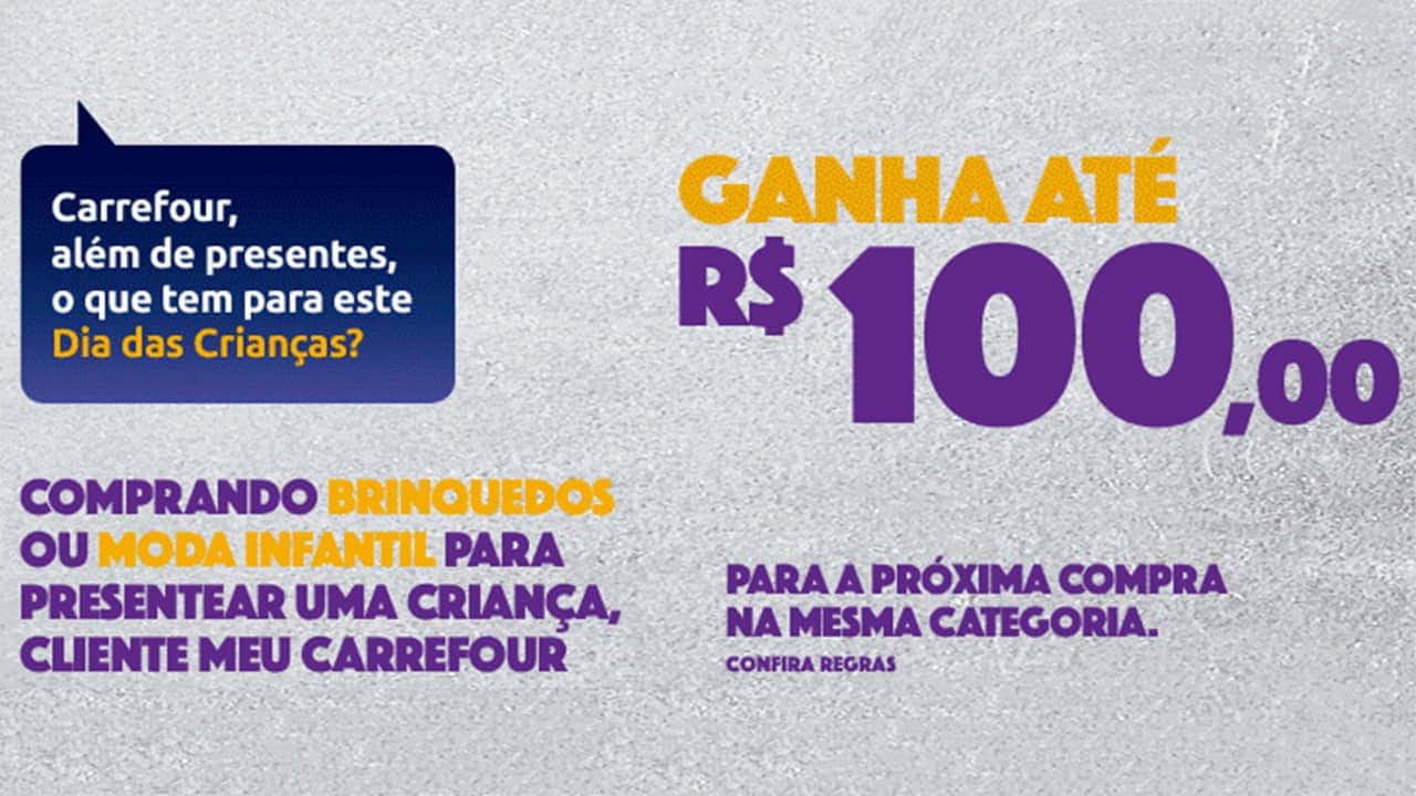 Carrefour dia das crianças