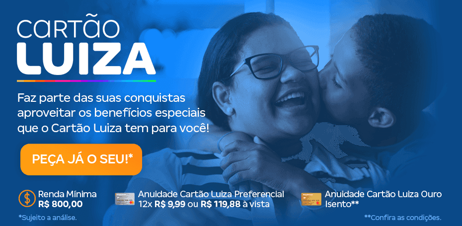 Magazine Luiza cartão de crédito