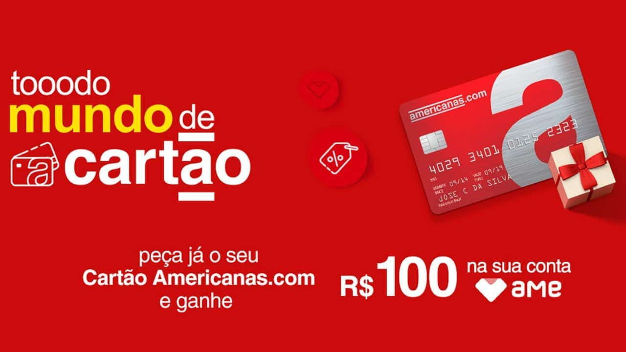 Peça o cartão Americanas