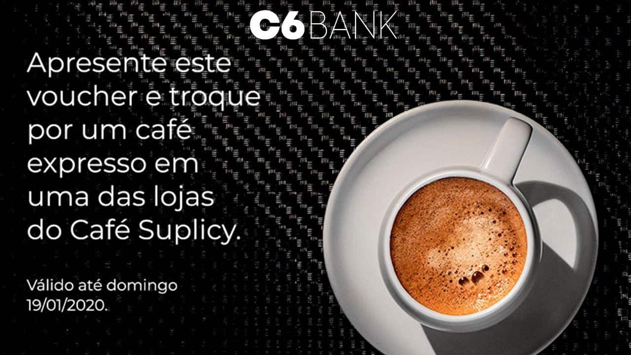 C6 Bank dá cafezinho grátis