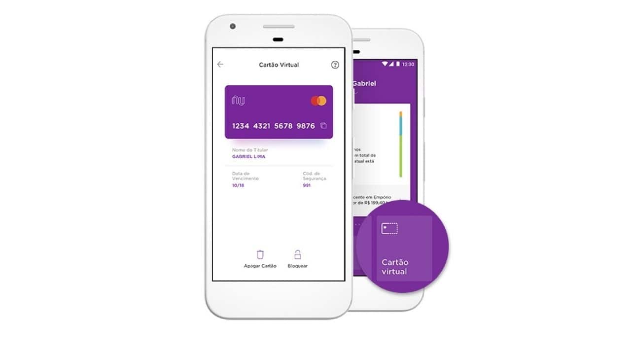 diferencas cartao virtual Nubank