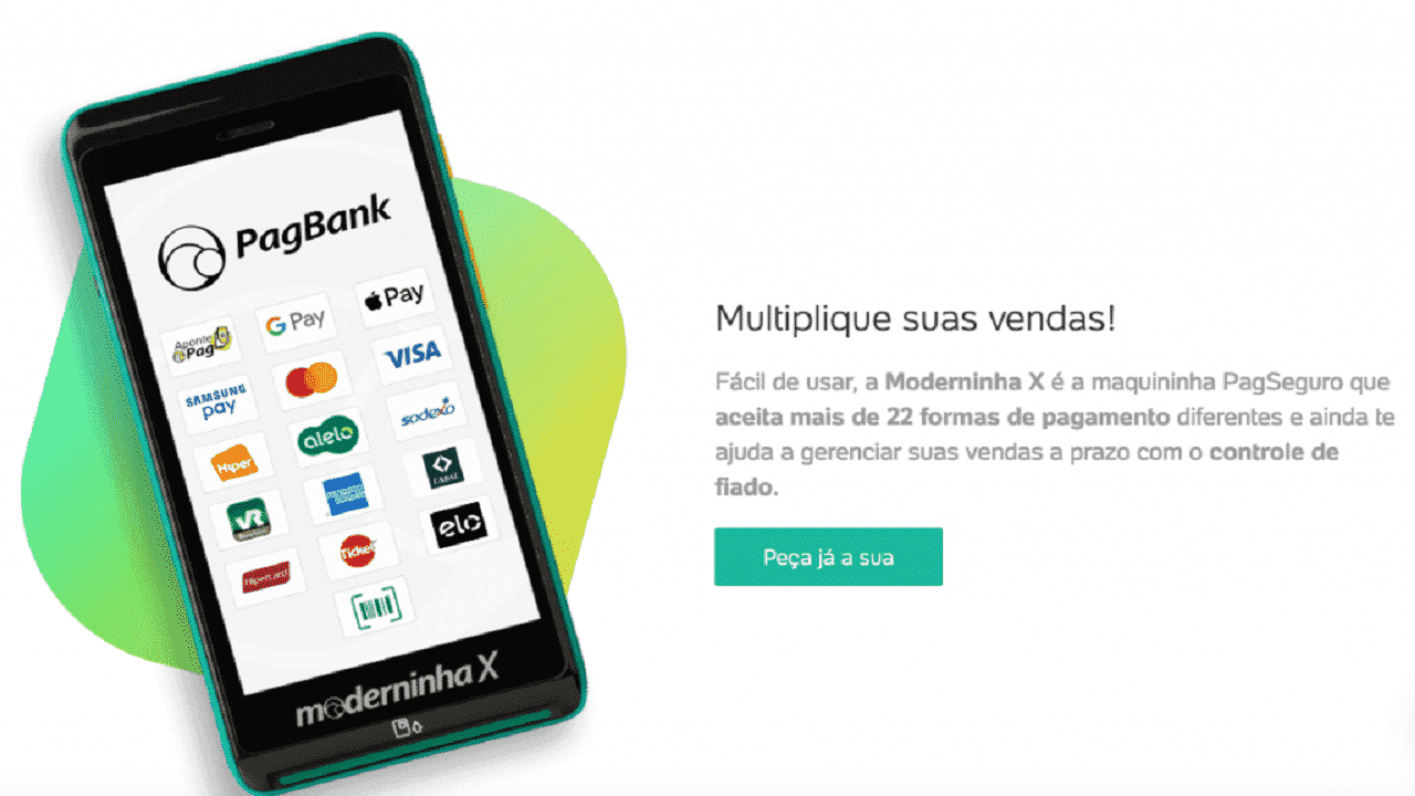 Aproveite: PagSeguro oferece ZERO taxas até o Carnaval na Moderninha X