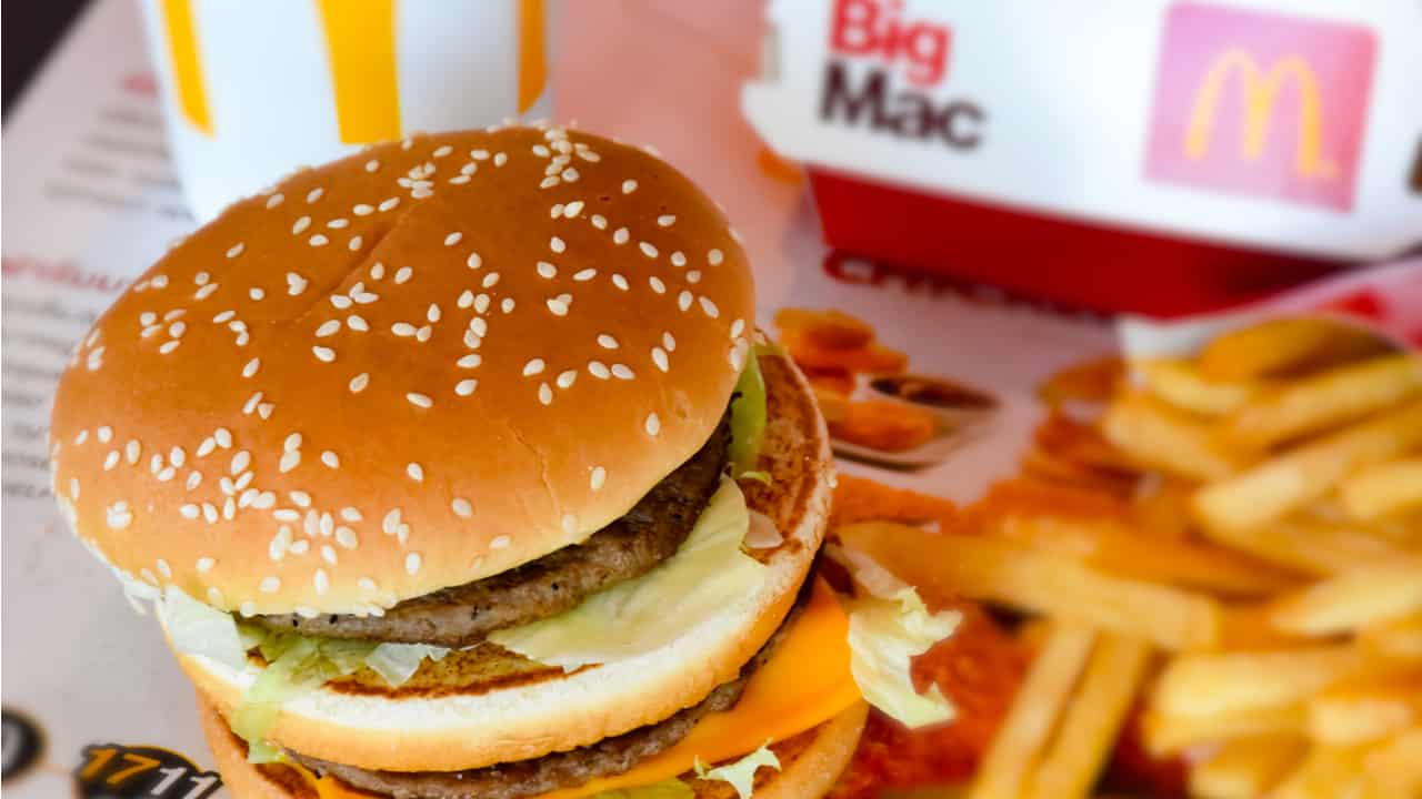 lanches do McDonald's