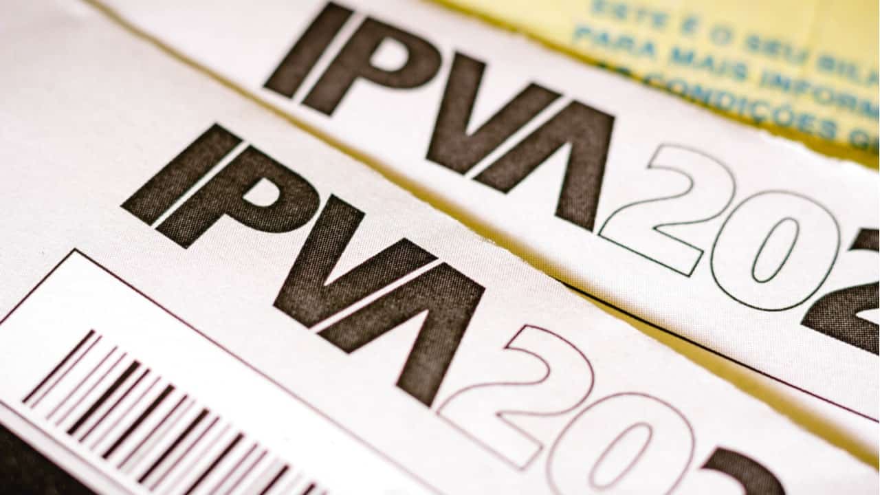 Imagens de contas de IPVA