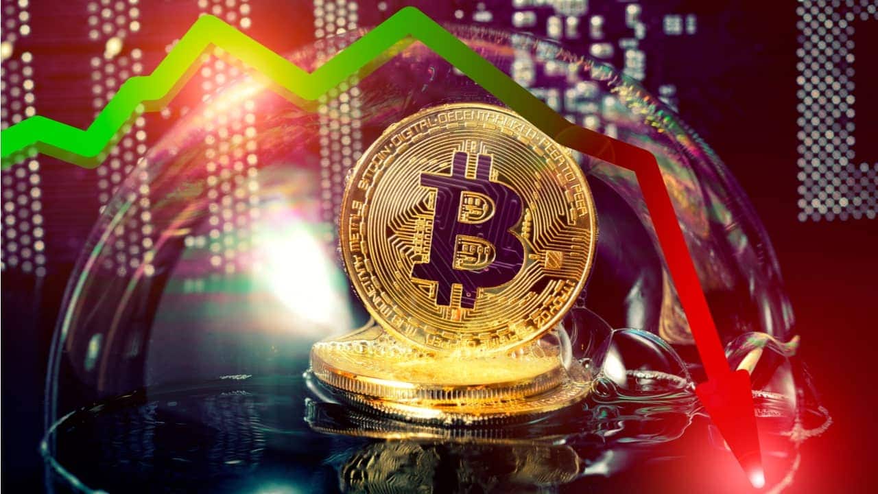 bitcoin em queda livre