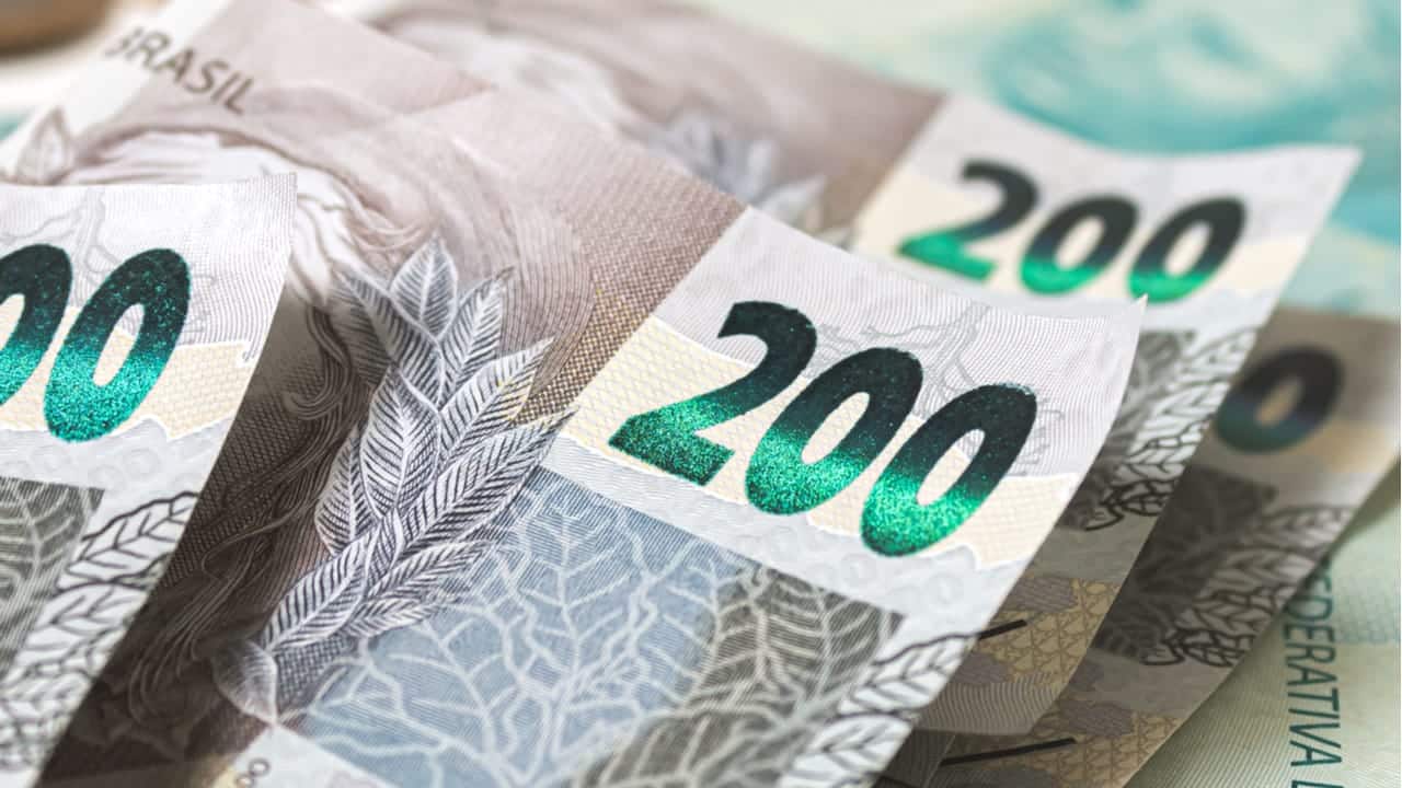 imagem de notas de 200 reais