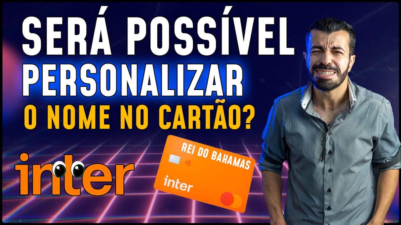 personalização do nome no cartão