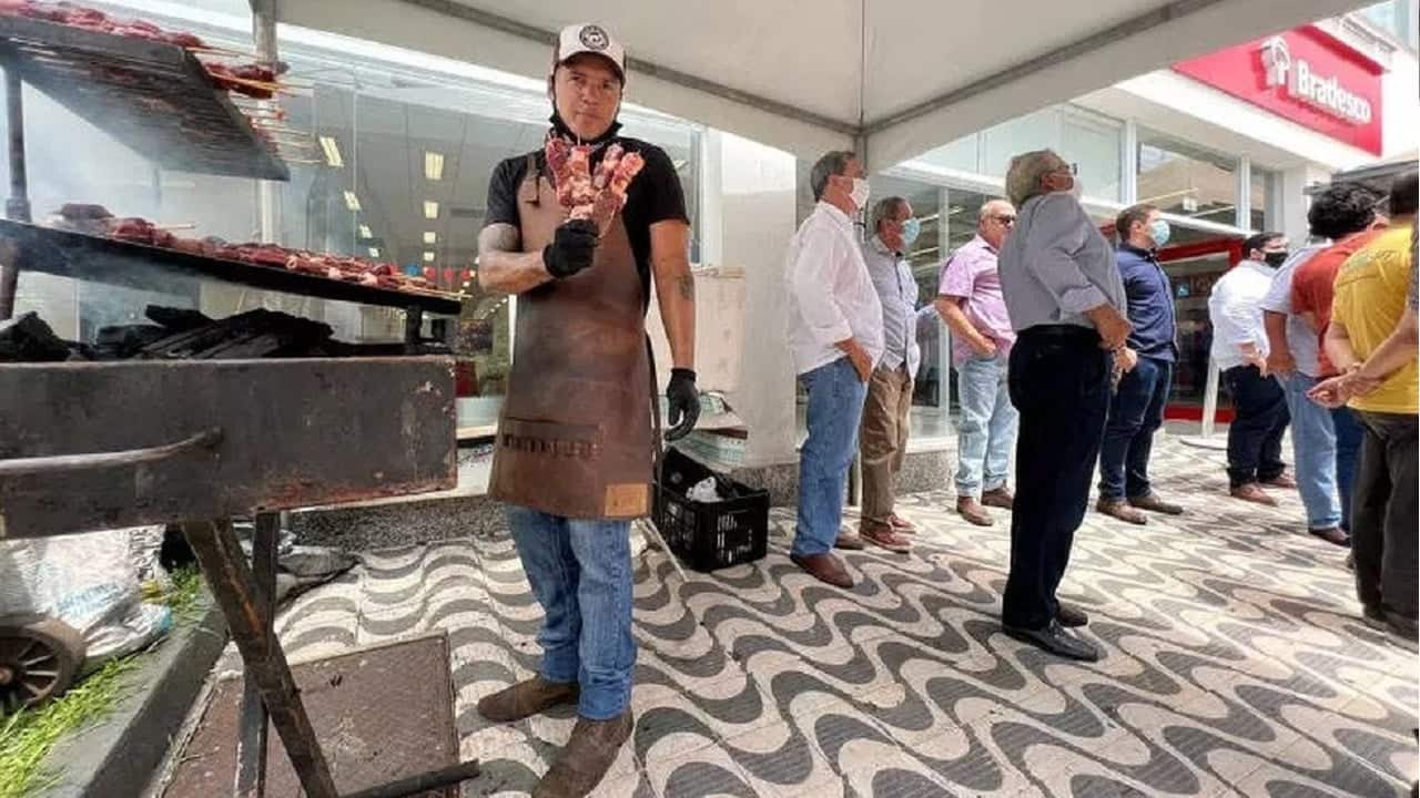 pecuaristas protesto Bradesco