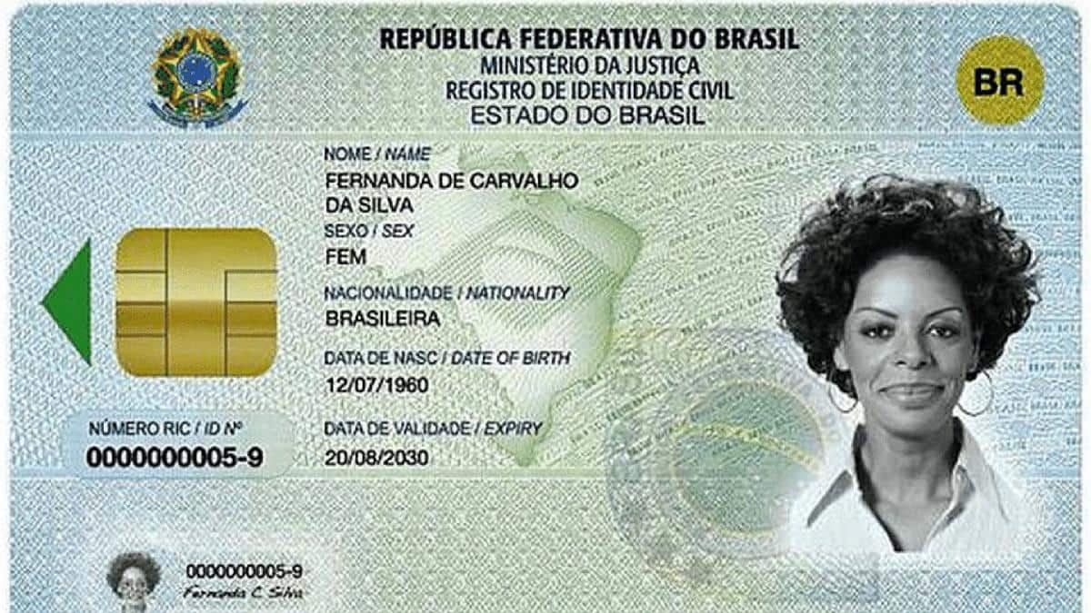 foto do novo documento RG