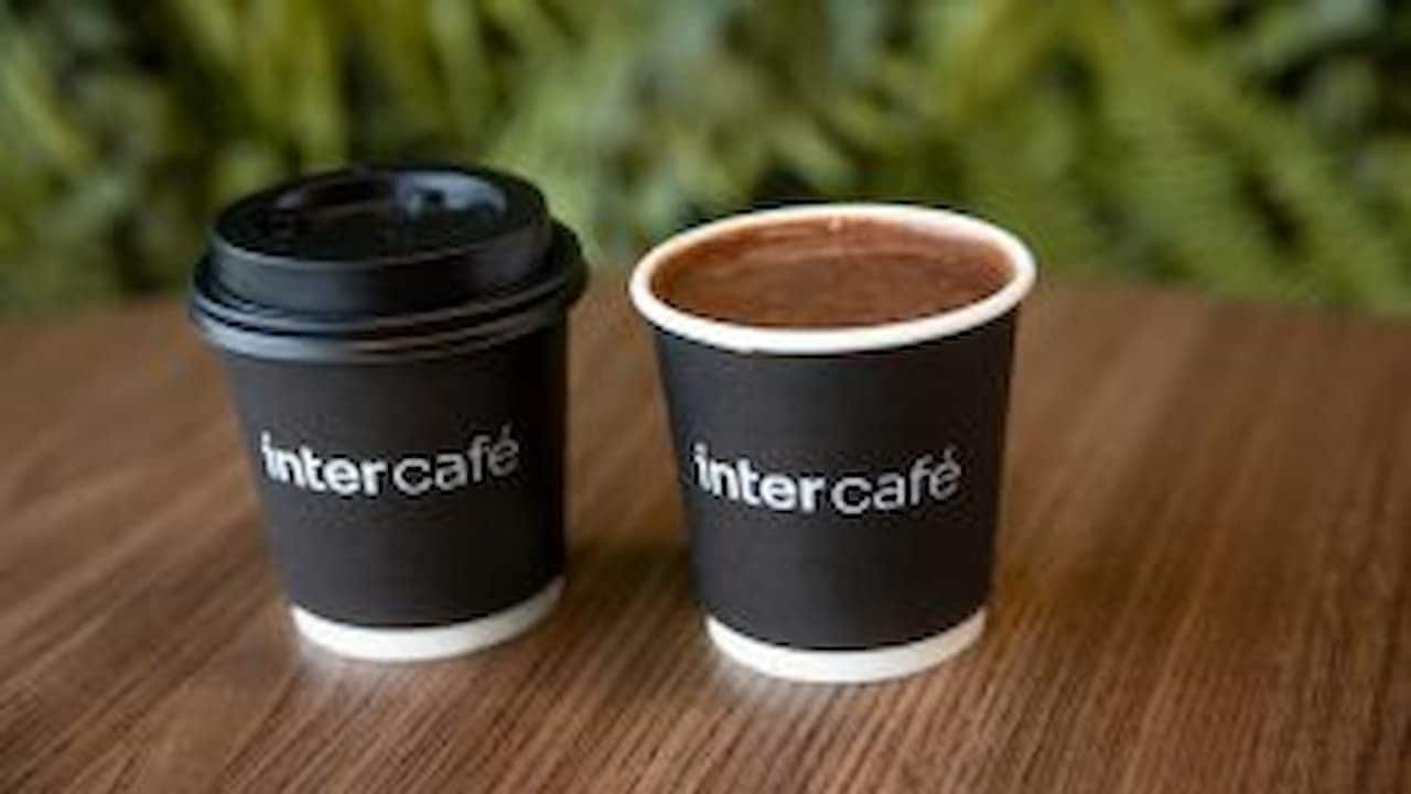 Copos de café do Inter Café