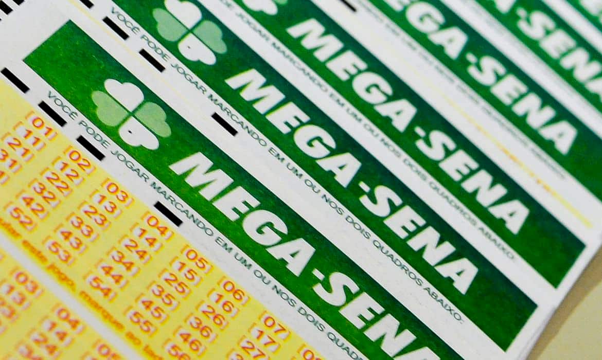 Bilhetes de aposta da Mega-Sena