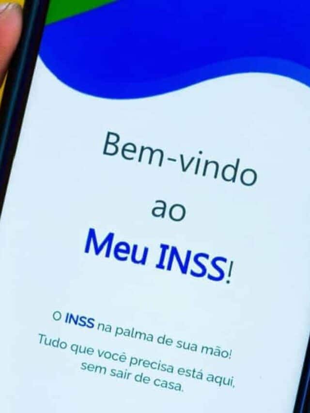 Tela inicial aplicativo Meu INSS