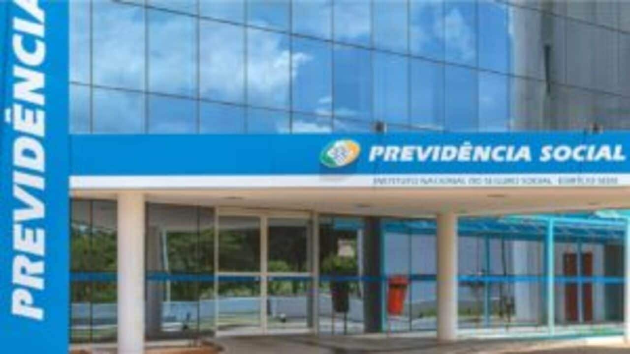 Fachada de um prédio do INSS
