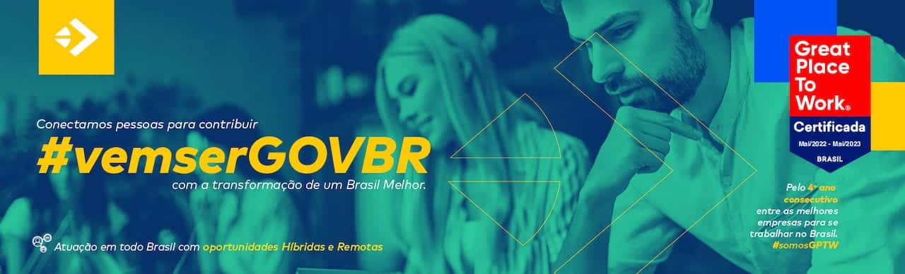 Divulgação de vagas de emprego na GOVBR