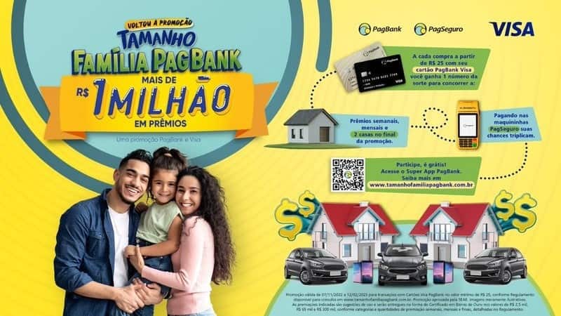 Promoção PagBank Tamanho Família