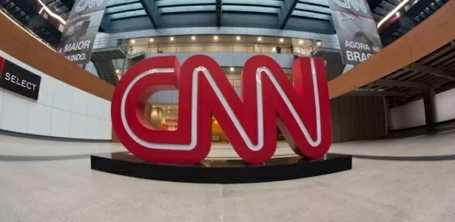 Saguão da sede da CNN Brasil, em São Paulo