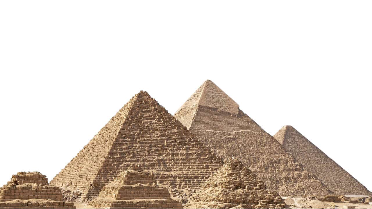 Imagem das Pirâmides do Egito