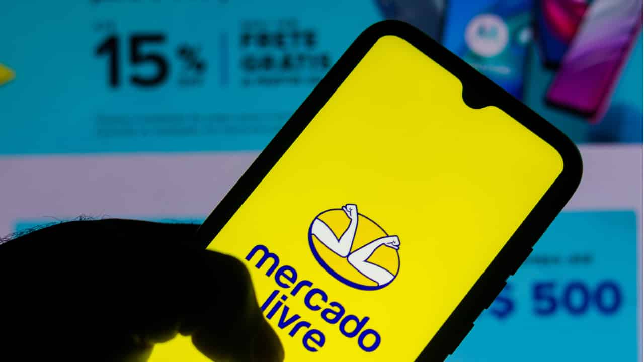 Imagem de aplicativo mercado livre no celular