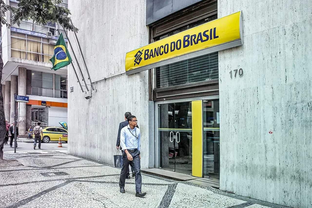Foto da fachada do Banco do Brasil