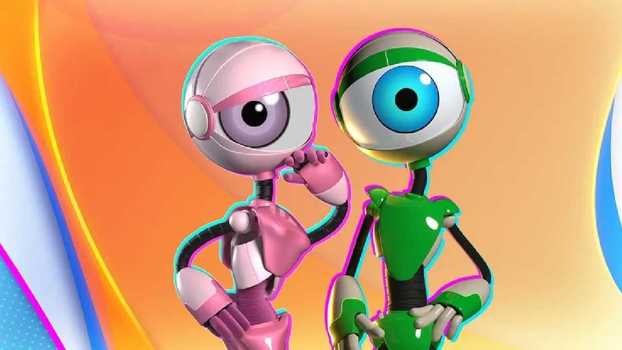 Robôs representando os mascotes do BBB 23
