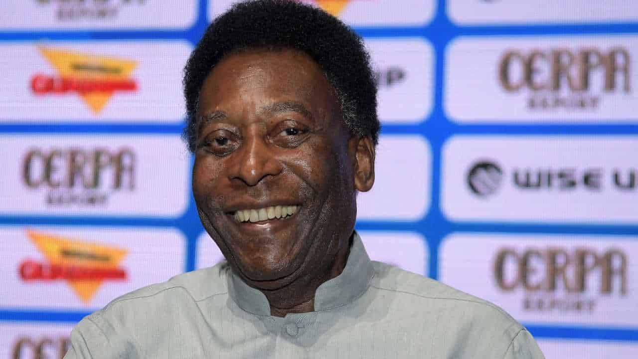 imagem de Pelé, rei do futebol, sorrindo
