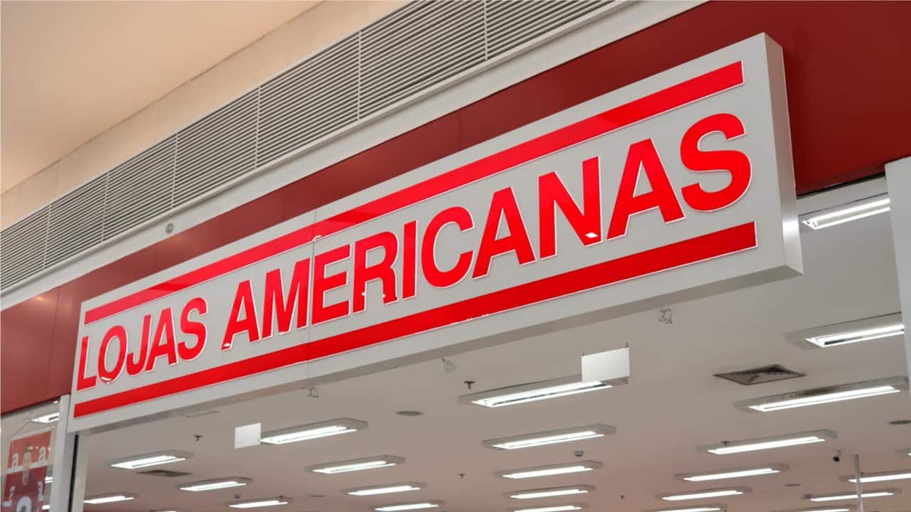 Fachada de uma Lojas Americanas