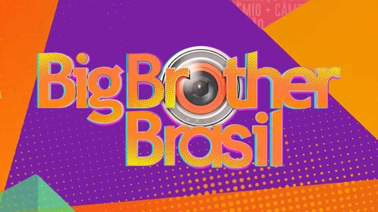 Logo do Big Brother Brasil 23 nas cores laranja, roxa, rosa e verde