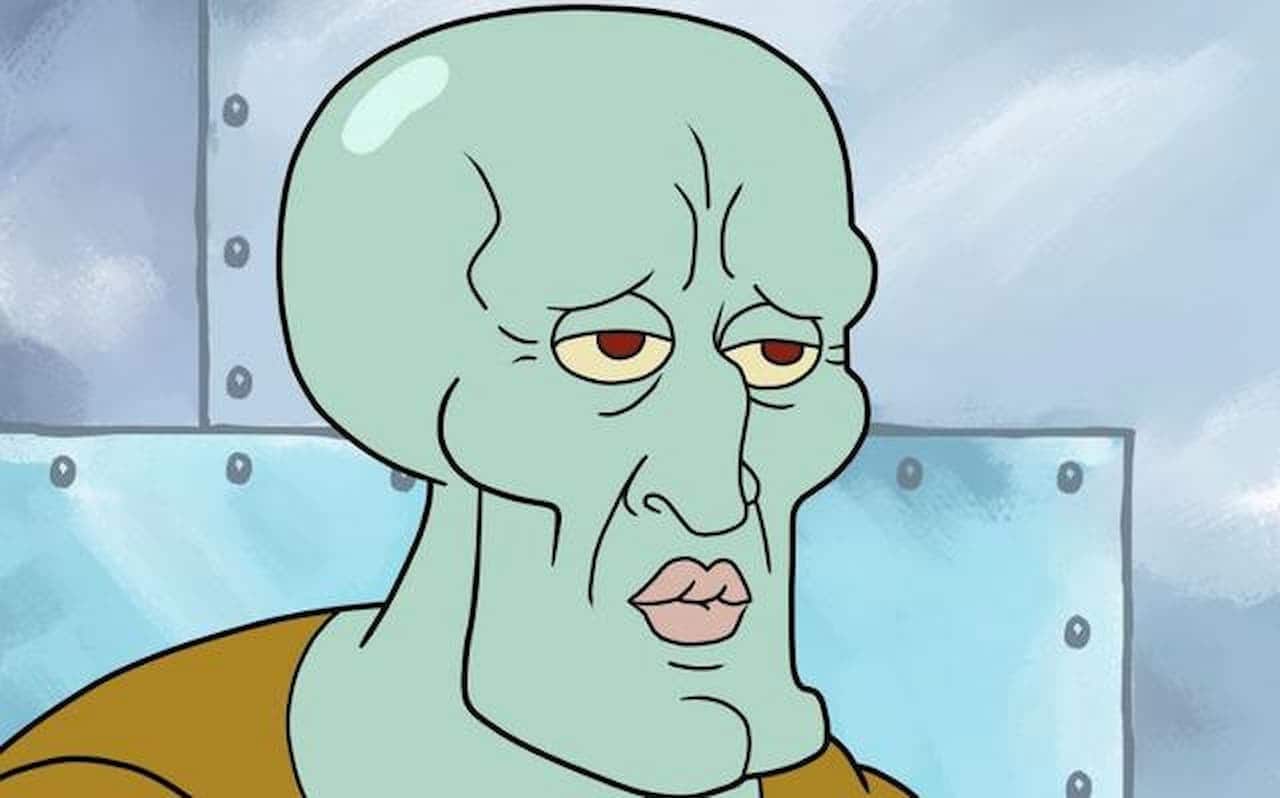 Trecho do episódio "As Duas Caras de Lula Molusco" da animação Bob Esponja