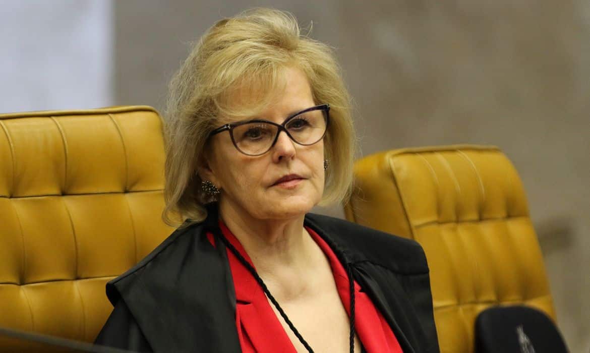 Ministra Rosa Weber, presidente do STF (Supremo Tribunal Federal), sentada durante sessão da Suprema Corte