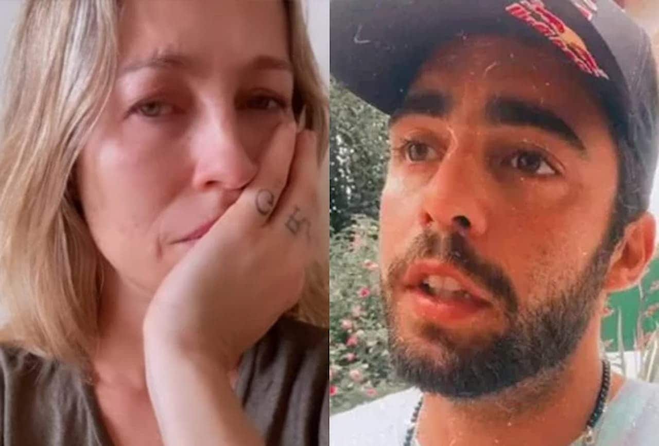 Montagem com imagens do Instagram de Luana Piovani e Pedro Scooby