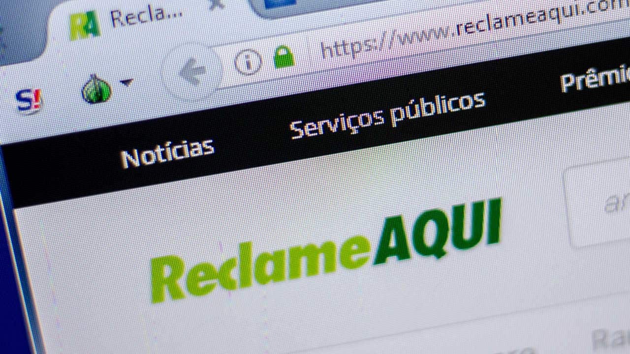 Imagem do site ReclameAqui