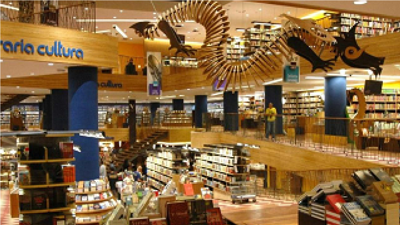 Imagem da sede da Livraria Cultura em São Paulo