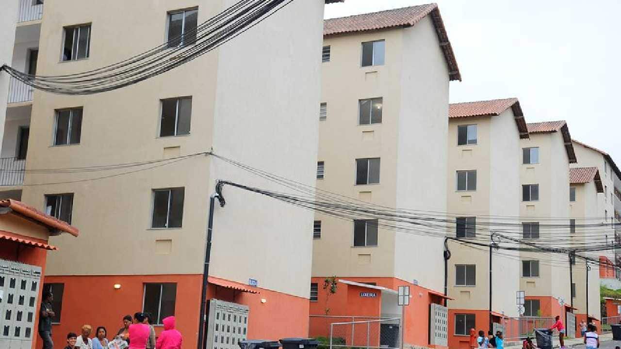Unidades do Minha Casa, Minha Vida. Prédios de 5 andares para fixa 2 e 3 do programa