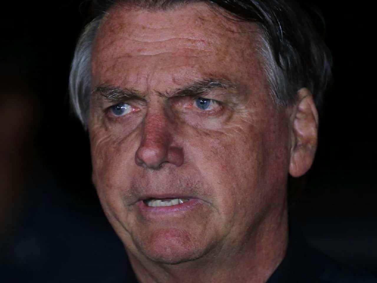 Imagem do ex-presidente Jair Messias Bolsonaro.