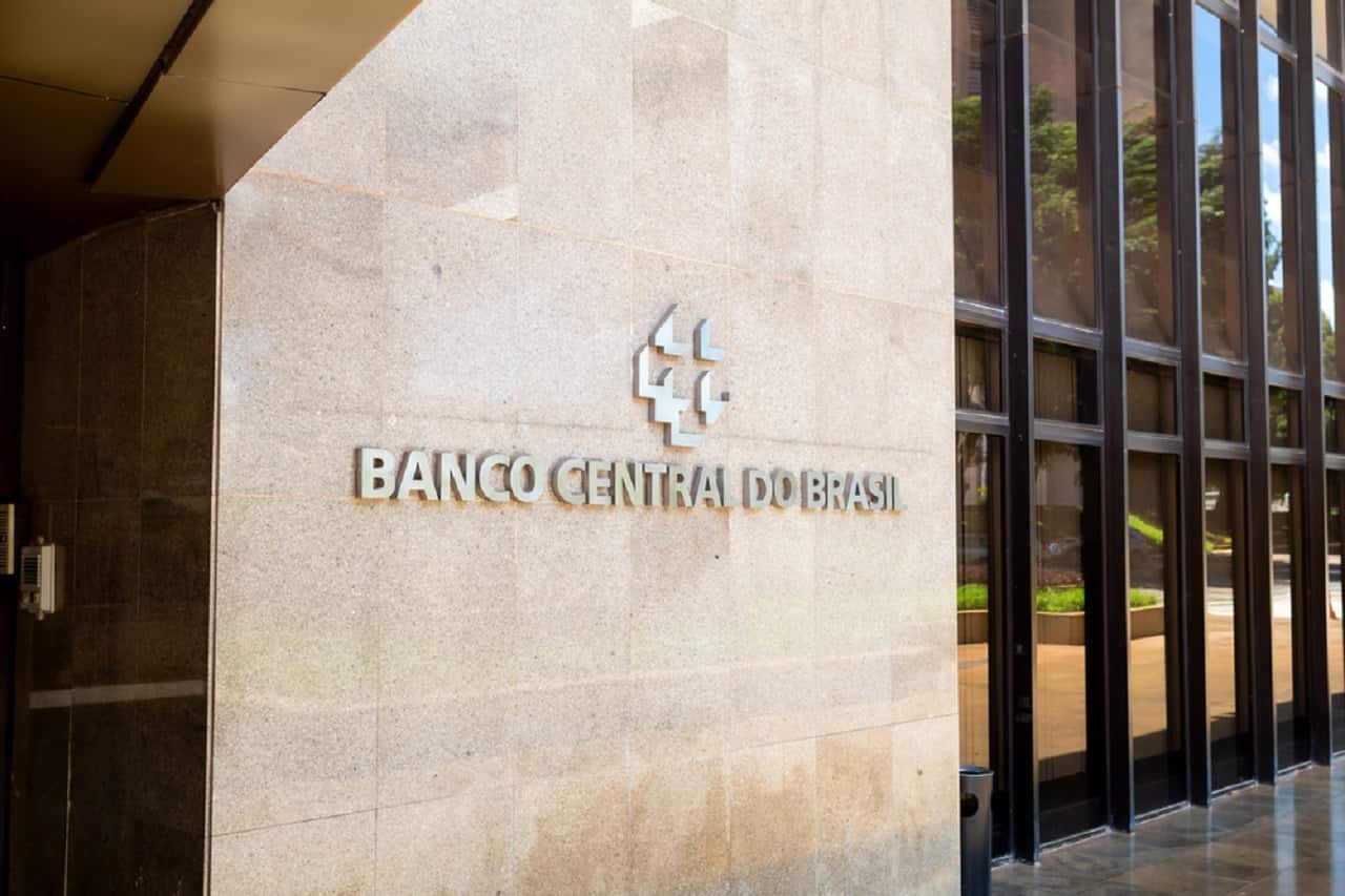 Fachada da sede do Banco Central.