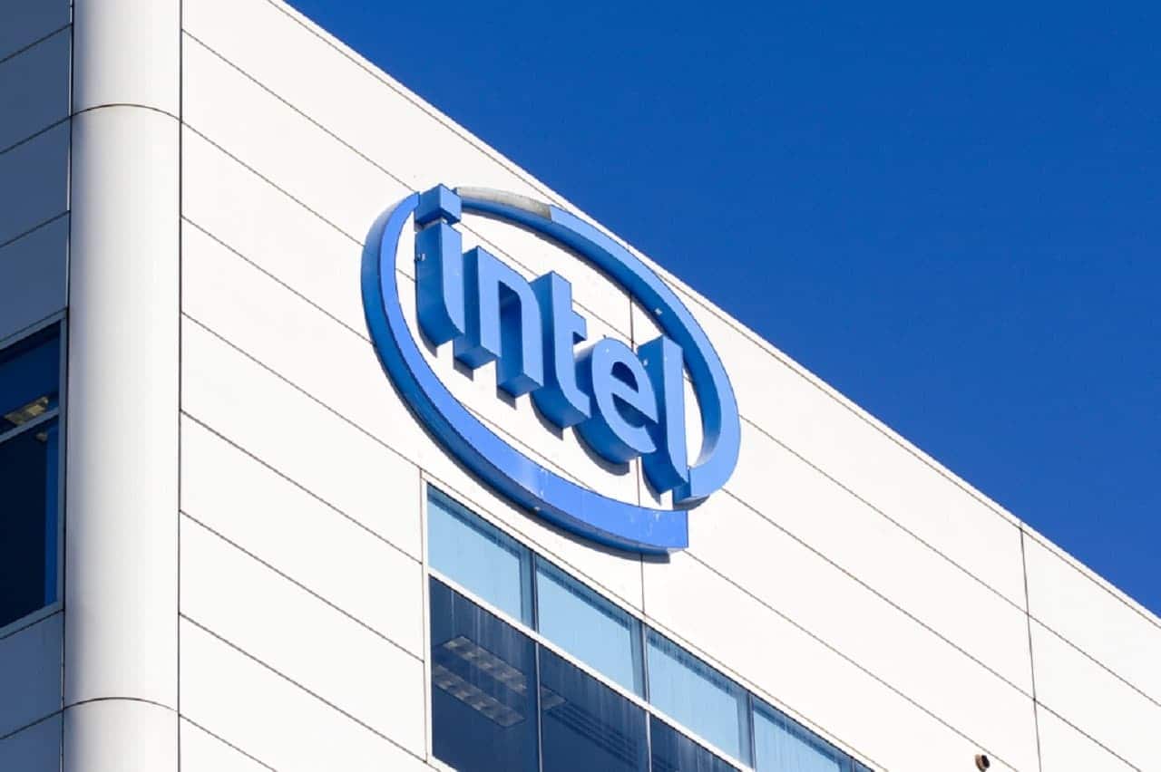 Imagem da fhachada da sede da Intel