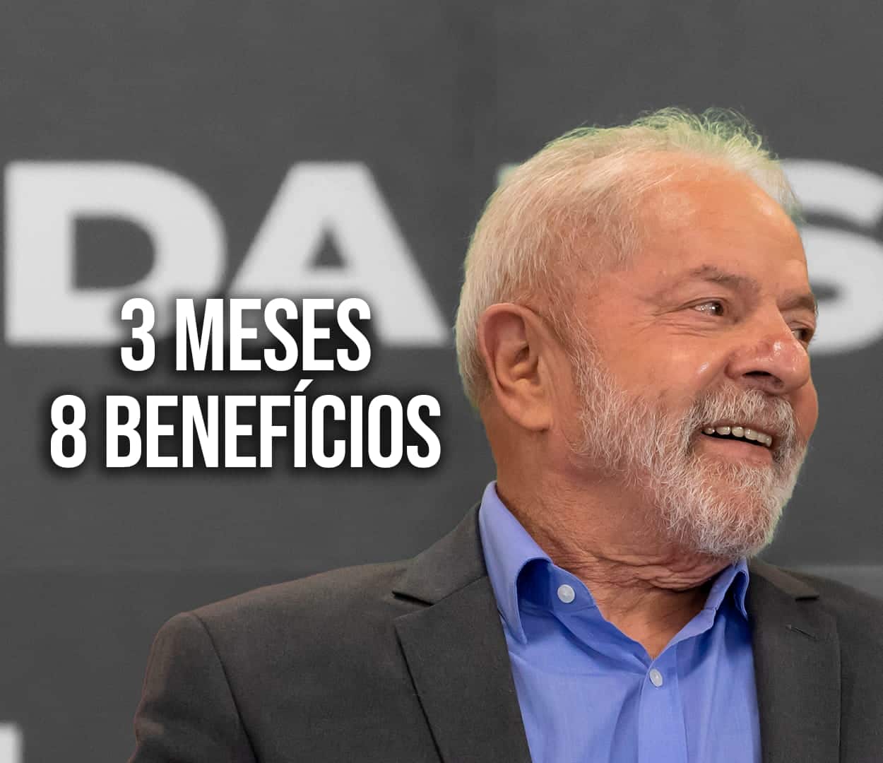 Presidente Lula após três meses de seu terceiro mandato presidencial