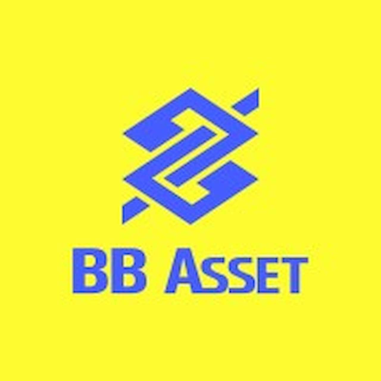 Logo BB Asset com o tradicional fundo amarelo