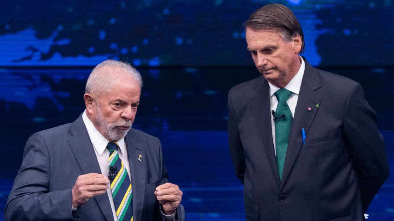 Lula e Bolsonaro em debate