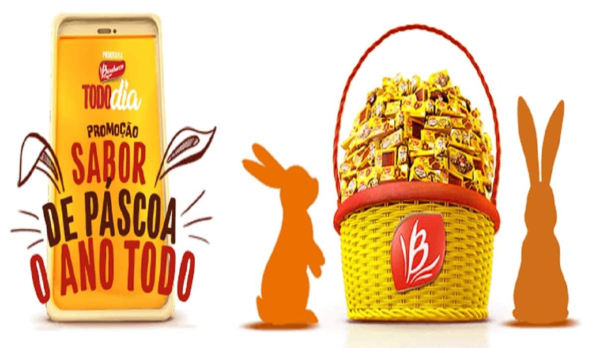 Imagem de divulgação da campanha "Sabor de Páscoa o Ano Todo"