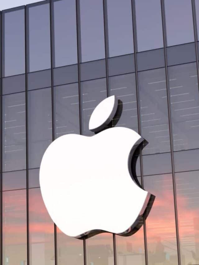 imagem da fachada do prédio da Apple