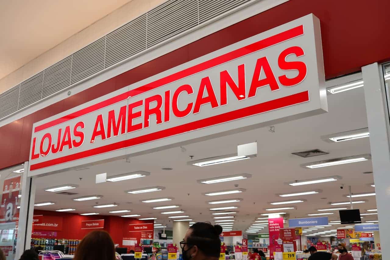 fachada de uma loja da Americanas