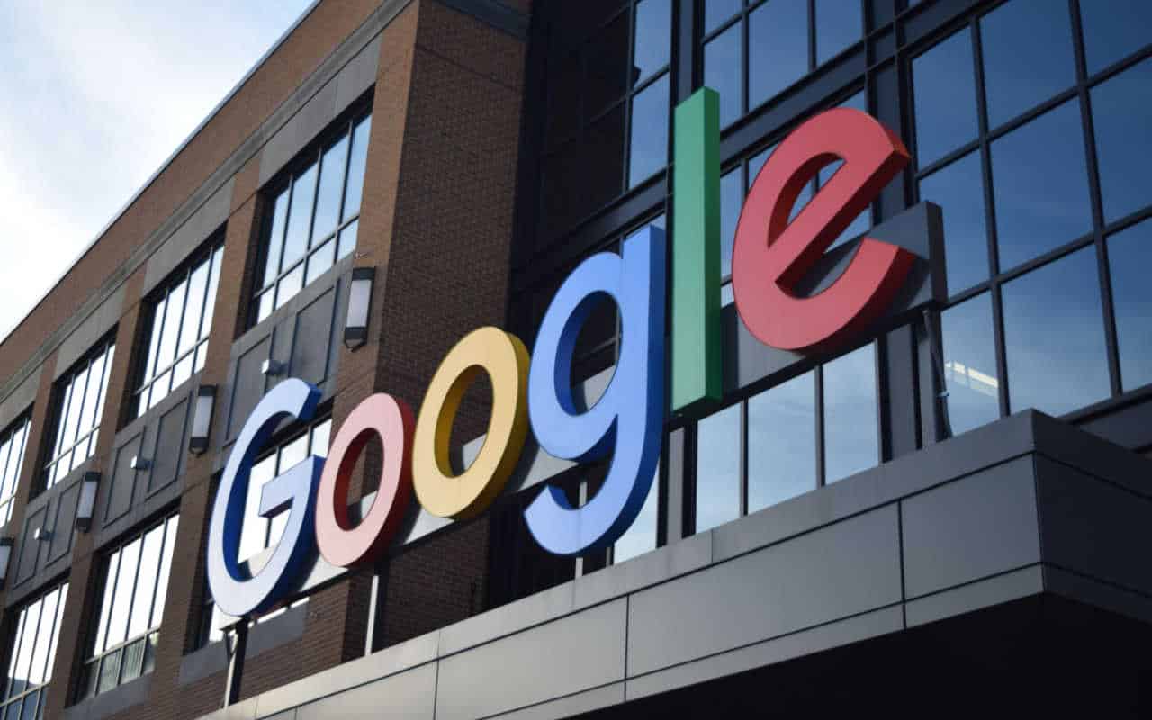 Fachada de um prédio do Google