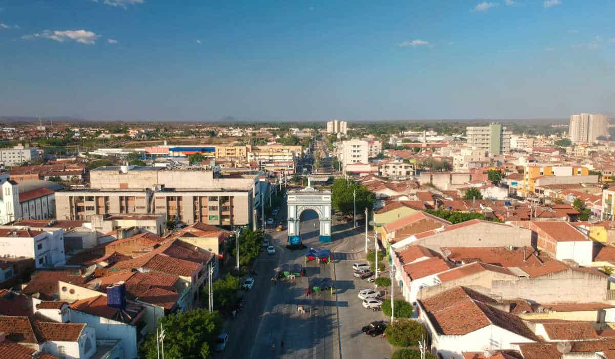 foto panorâmica da cidade de Sobral no estado do Ceará