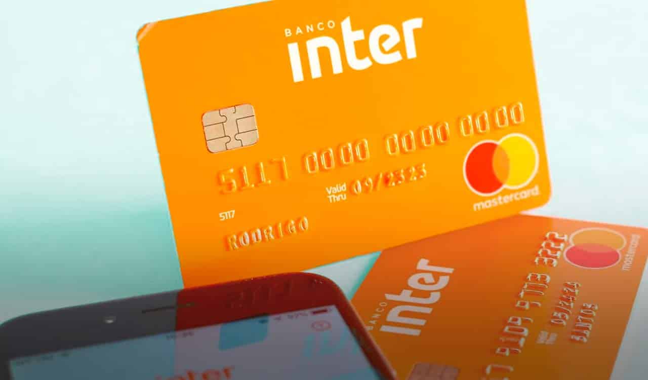 cartões banco Inter e celular