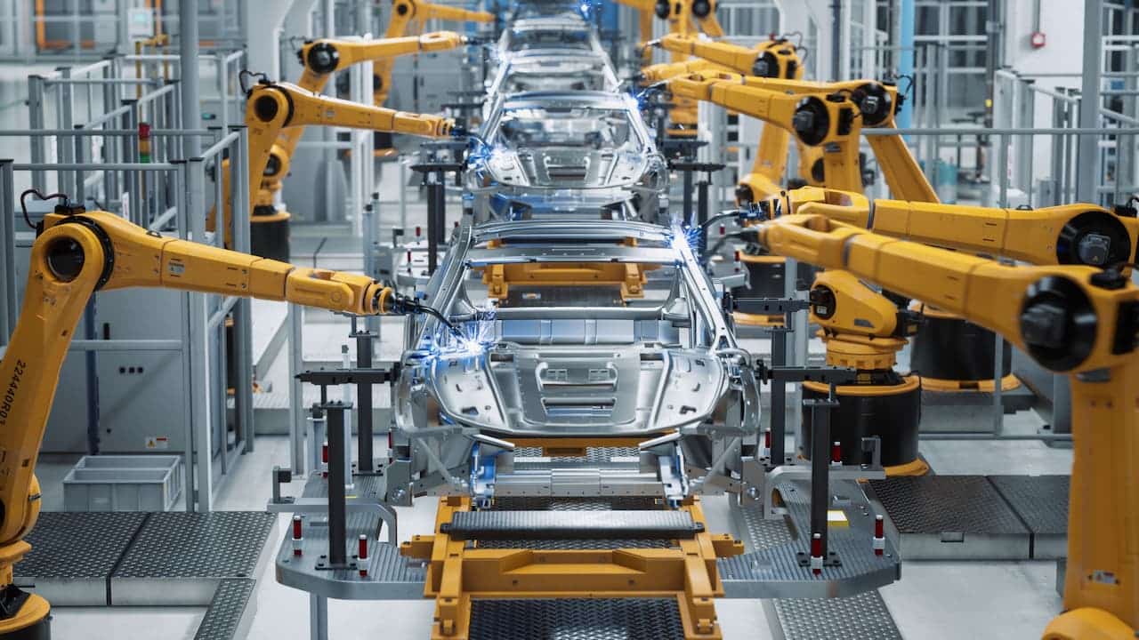 Montadora de carros, ilustrando a matéria de crédito fiscal para carros elétricos