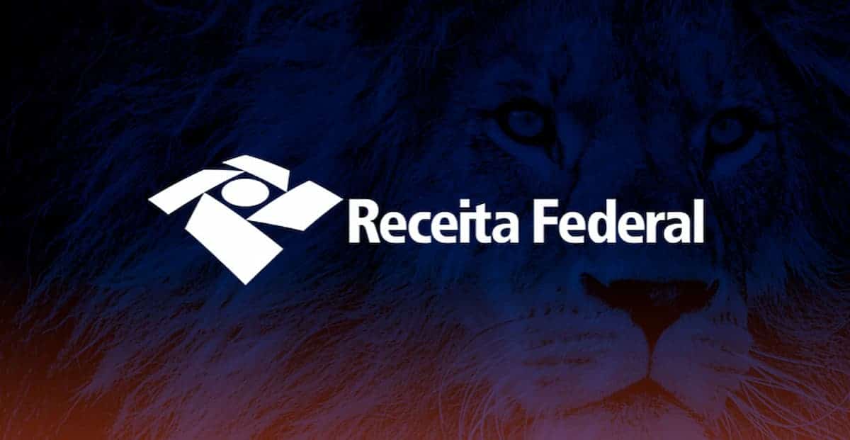 Imagem da logo da Receita Federal.