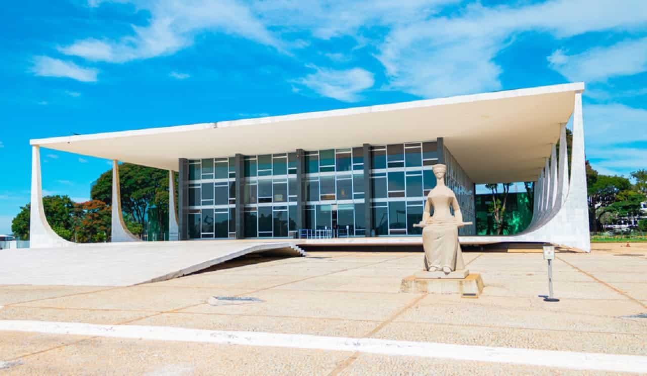 Imagem da fachada do STF